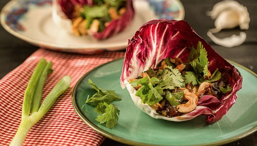 recipe: chicken vegetable lettuce wraps