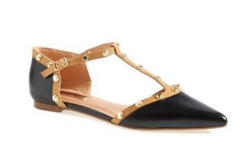 Valentino Rockstud flats look for less