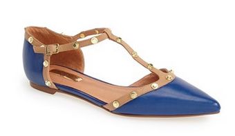 Valentino Rockstud flats look for less