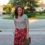 Outfit: Stripes and Florals