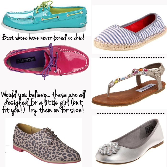 Women Can Wear Girl’s Shoes | The Average Girl's Guide