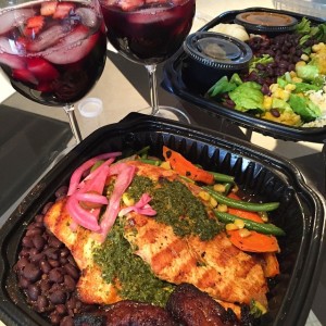 yummy Mexican takeout + sangria is a logical Memorial Day?