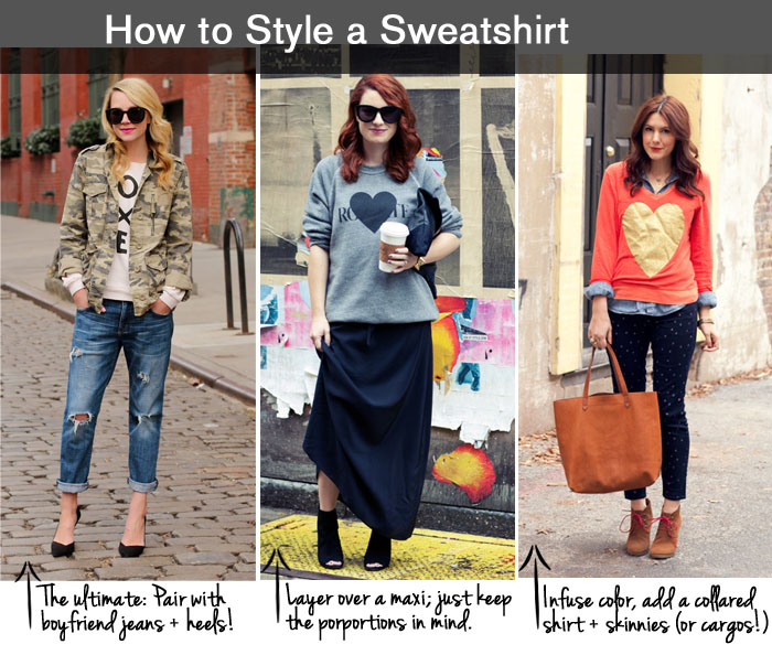 How to Style a Sweatshirt