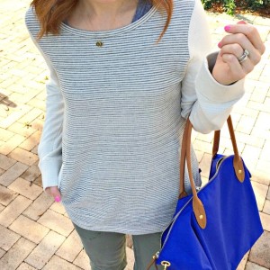 now on TAGG... my weekend uniform #taggstyle#landsend#talbots#cozy#blue
