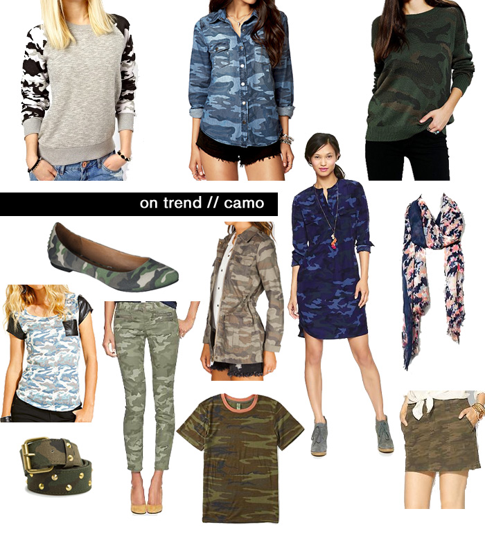 Camo Styles for Fall 2013