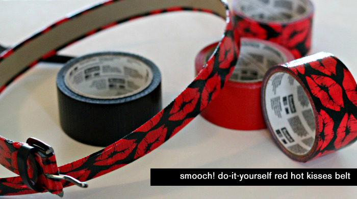 DIY Kiss Belt with Scotch Duct Tape