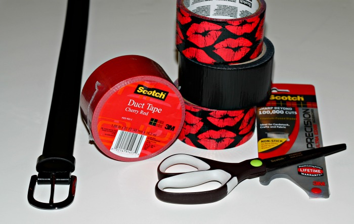 DIY Kiss Belt with Scotch Duct Tape