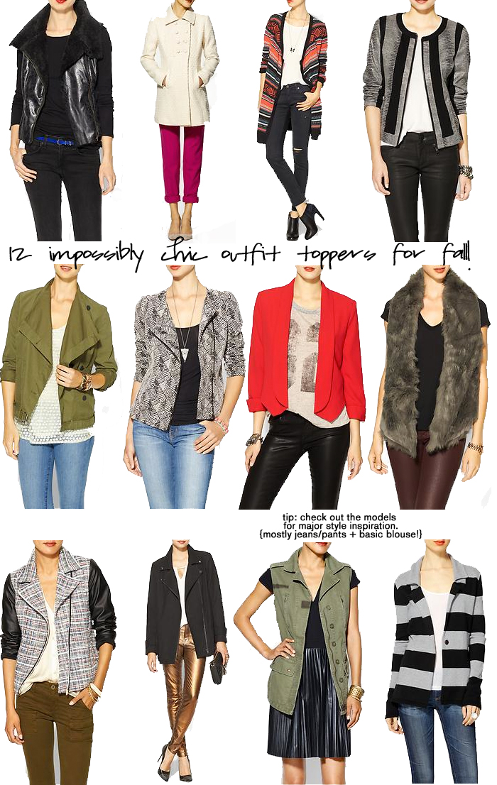 Blazers, Vests + Jackets for Fall 2013