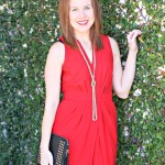 outfit: red dress inspired by golden globes red carpet