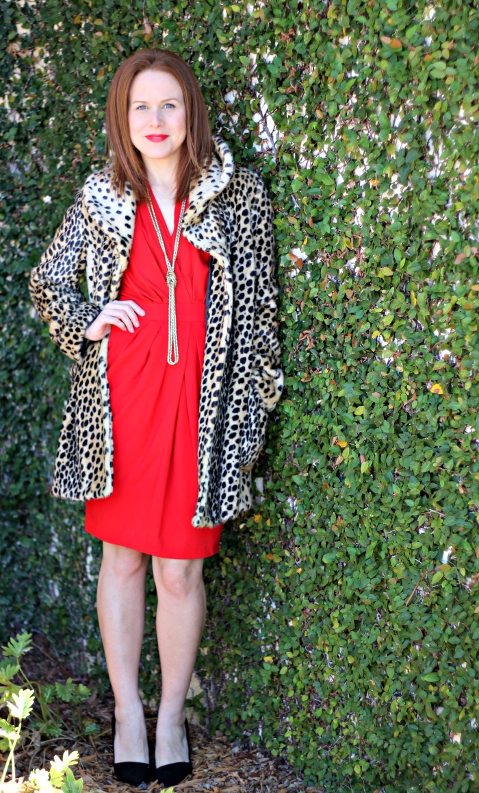 red + leopard