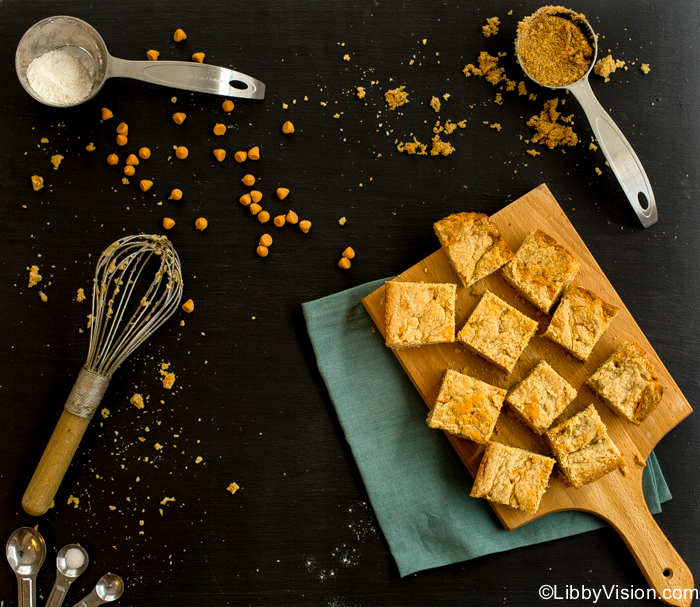 Brown butter bourbon blondies recipe