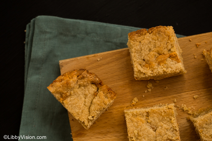 Brown butter bourbon blondies recipe