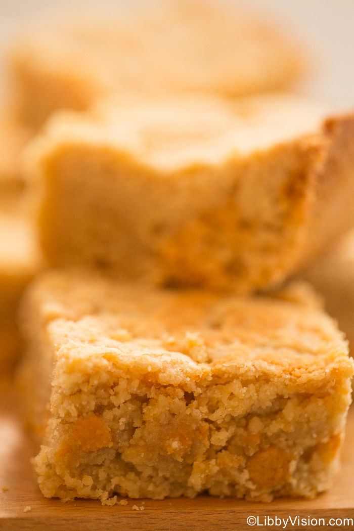 Brown butter bourbon blondies recipe