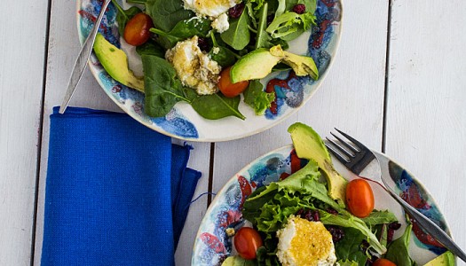 recipe: baked goat cheese salad