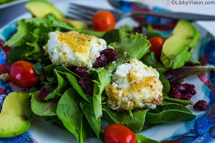 goat cheese salad // the average girl's guide
