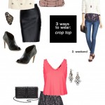 how to wear: crop top (for work, weekend & date night!)