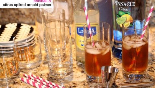 citrus spiked arnold palmer {cocktail recipe}