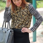 outfit: floral and flouncy