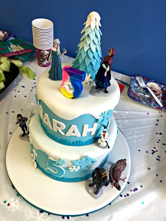frozen party cake