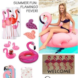 Major flamingo fever, now live on TAGG. They're the cutest,…