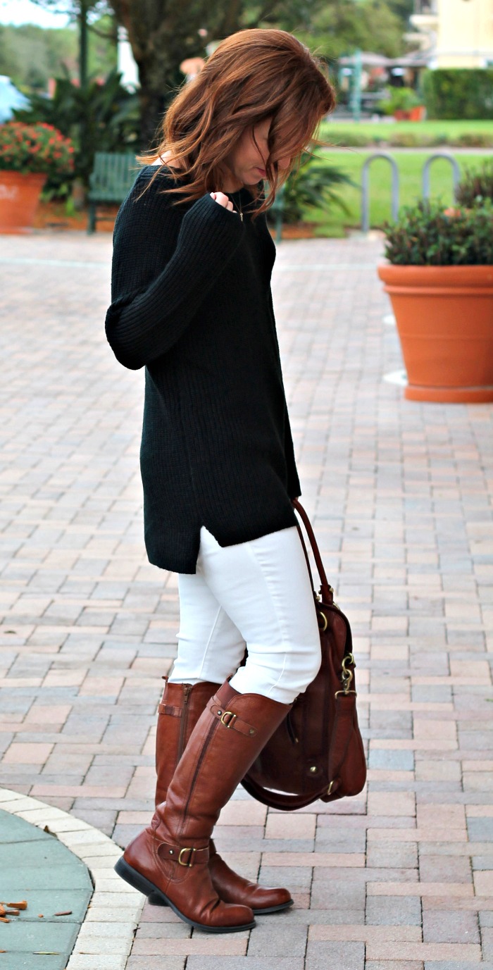 3 ways to wear white denim in winter // the average girl's guide