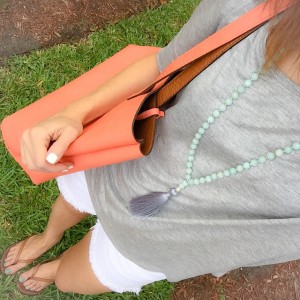 Sunday funday with my new coral/tan reversible tote... It was…